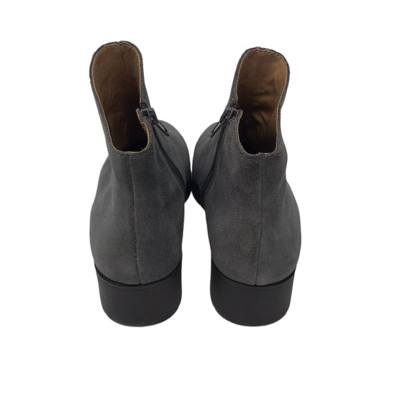 Lucky Brand Karmeya Suede Leather Grey Platform Waterproof Ankle Bootie … - Picture 5 of 10